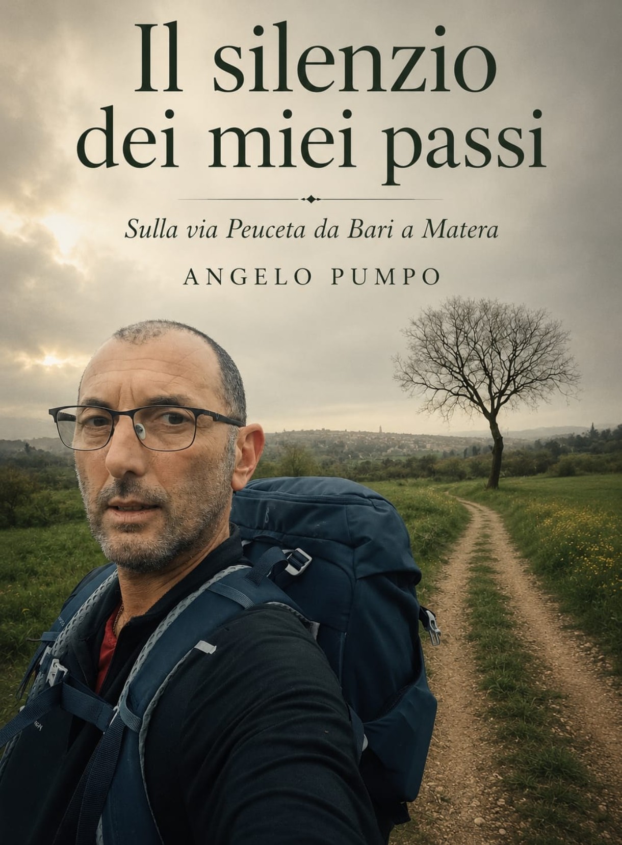 Copertina del libro "Il silenzio dei miei passi" di Angelo Pumpo, narrativa, € 20,00 – Angelo Pubblicazioni